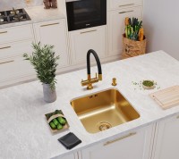 Мойка кухонная Emar PVD EMB-127A PVD Nano Golden Мойка кухонная Emar PVD EMB-127A PVD Nano Golden