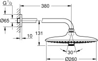 Верхний душ Grohe Euphoria 260 26458000