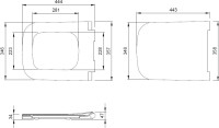Унитаз подвесной Allen Brau Infinity 4.21011.31 безободковый, с микролифтом, черный матовый