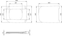 Унитаз подвесной Allen Brau Infinity 4.21011.31 безободковый, с микролифтом, черный матовый