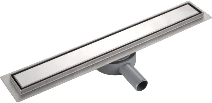 Душевой трап (лоток) Haiba HB94500 50 см, с решеткой и опорами, сатин