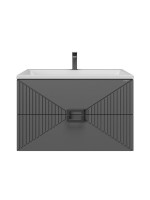 Мебель для ванной комнаты Grossman Луксор 70 матовый графит Мебель для ванной комнаты Grossman Луксор 70 матовый графит