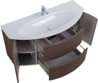 Мебель для ванной комнаты Cezares Eden 120 rovere scuro soft, раковина 82368