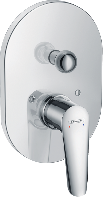 Встраиваемый смеситель для душа и ванны Hansgrohe Logis E 71408000 С ВНУТРЕННЕЙ ЧАСТЬЮ