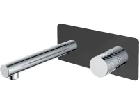 Смеситель для раковины Boheme Stick 125-BCR.2 С ВНУТРЕННЕЙ ЧАСТЬЮ, black, touch chrome