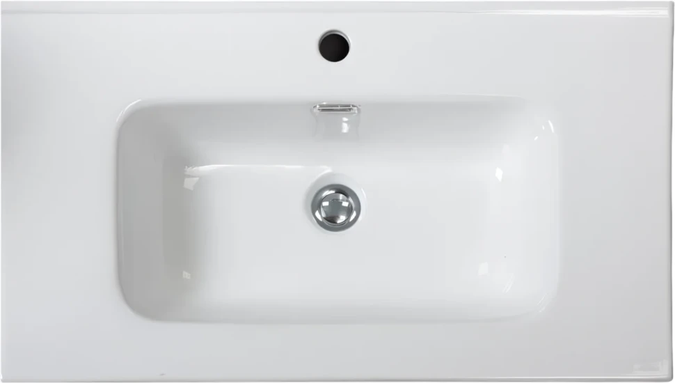 Тумба с раковиной BelBagno Kraft 100 подвесная, матовая голубая, раковина bb1000etl