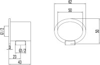 Шланговое подключение Lemark LM8026C