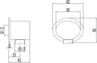 Шланговое подключение Lemark LM8026C Шланговое подключение Lemark LM8026C