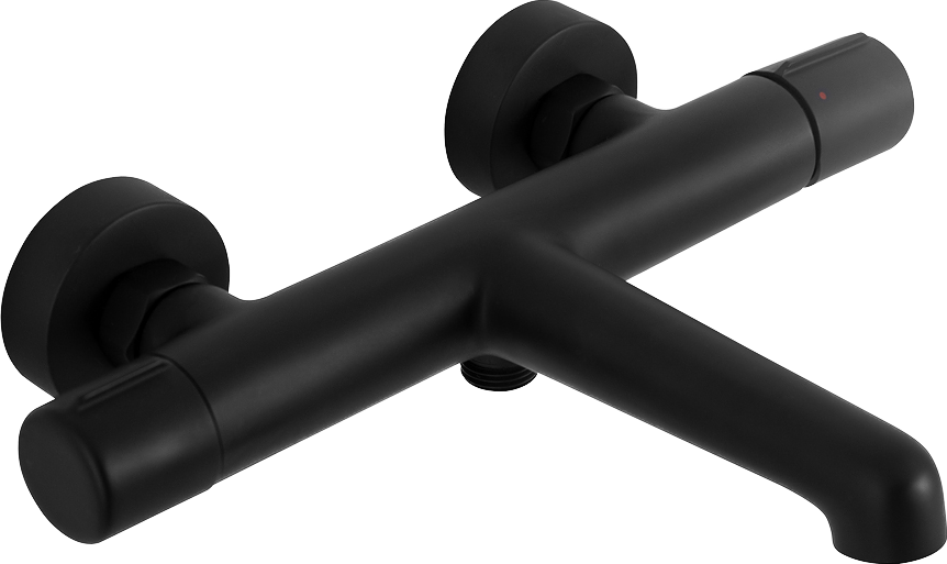 Смеситель для ванны с душем BelBagno Uno VASM NERO