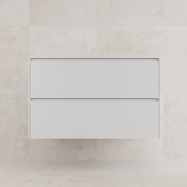 Тумба под раковину без столешницы Style Line Лима Plus 90 подвесная, эмаль, белая матовая