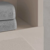 Тумба с раковиной Keuco Stageline 32864 80 см, с подсветкой, розеткой и точкой зарядки USB и USB-C, кашемир