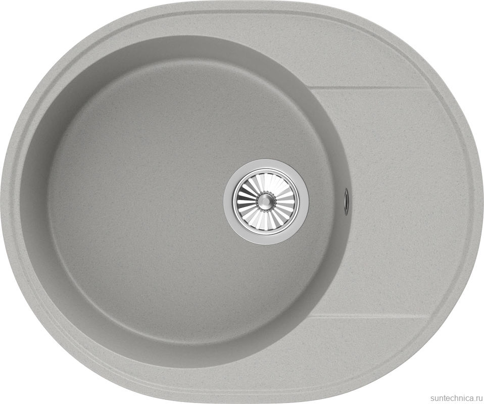 Мойка кухонная Domaci Солерно DN 585-04 платина