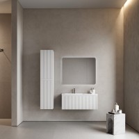 Тумба с раковиной Sancos Snob R 1.0 100, L bianco