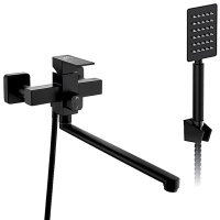 Смеситель с длинным изливом для ванны Fashun A52202-7 черный