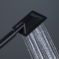 Смеситель с длинным изливом для ванны Fashun A52202-7 черный