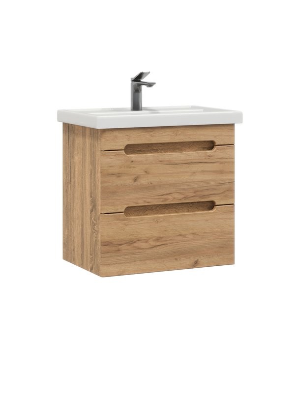 Тумба под раковину без столешницы SanStar Diva 60 подвесная, Gold Kraft