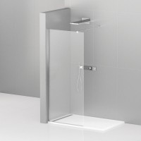 Душевая перегородка Cezares Liberta -L-1-125-120-C-Cr профиль хром, стекло прозрачное