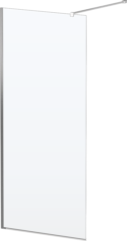 Душевая перегородка Cezares Liberta -L-1-125-120-C-Cr профиль хром, стекло прозрачное