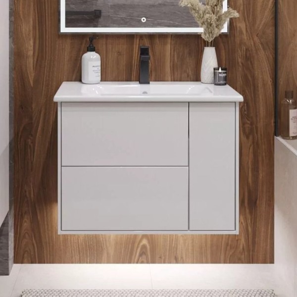 Тумба под раковину SanStar Boston 80 подвесная, белая