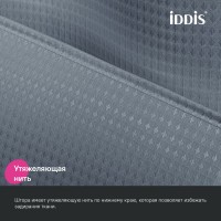 Штора для ванной IDDIS Decor DW03P18i11 180х200, серая
