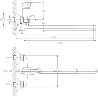 Универсальный смеситель Haiba HB37 HB2237