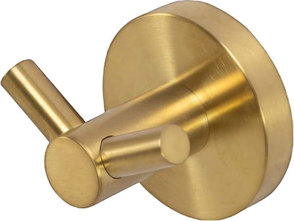 Крючок Cezares Relax HKD-BORO двойной, брашированное золото