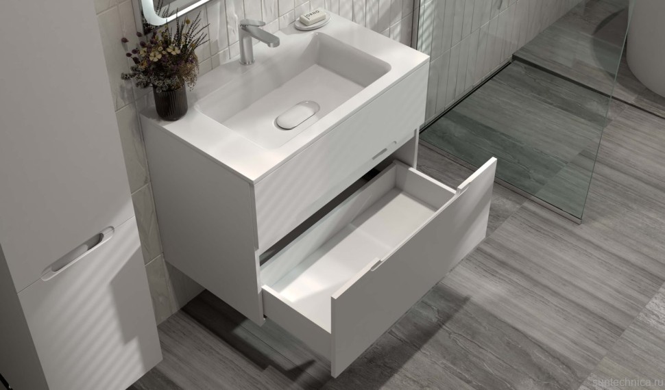 Тумба с раковиной Jorno Modul 80