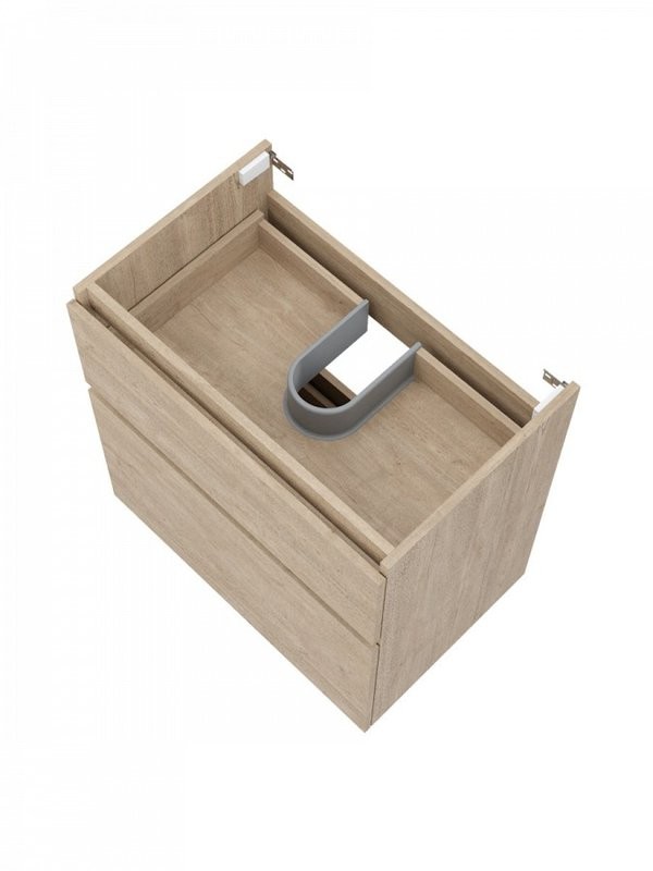 Тумба под раковину без столешницы Teymi Laina 70 напольная, светлый дуб