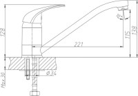 Смеситель для кухни Haiba HB03 HB4203
