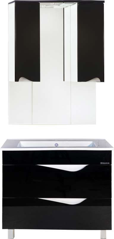 Мебель для ванной комнаты Bellezza Эйфория 105 черная
