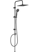 Душевая стойка Aquanet Passion AF300-70-S-B чёрная матовая Душевая стойка Aquanet Passion AF300-70-S-B чёрная матовая