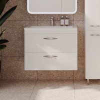 Мебель для ванной комнаты Style Line Каре 80 подвесная, Люкс Plus, белая