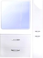 Мебель для ванной комнаты Style Line Каре 80 подвесная, Люкс Plus, белая