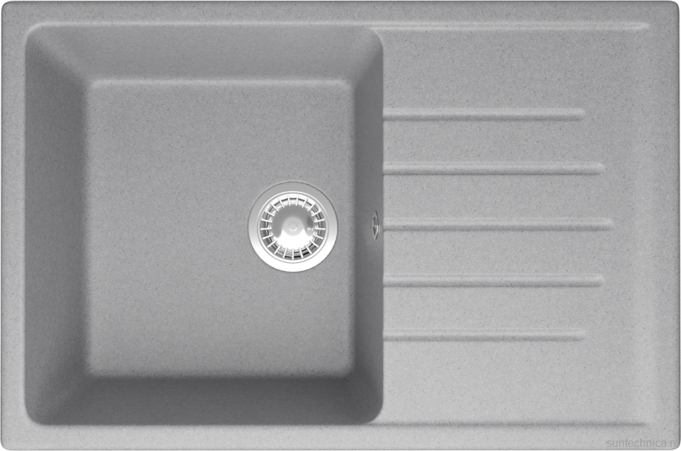 Мойка кухонная Domaci Болонья М-16-006 светло-серая