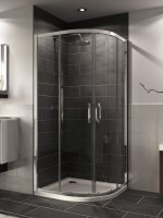 Душевой уголок Huppe X1 KY K K2S2 T R550 90х90, глянцевое серебро