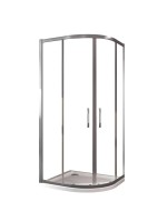 Душевой уголок Huppe X1 KY K K2S2 T R550 90х90, глянцевое серебро