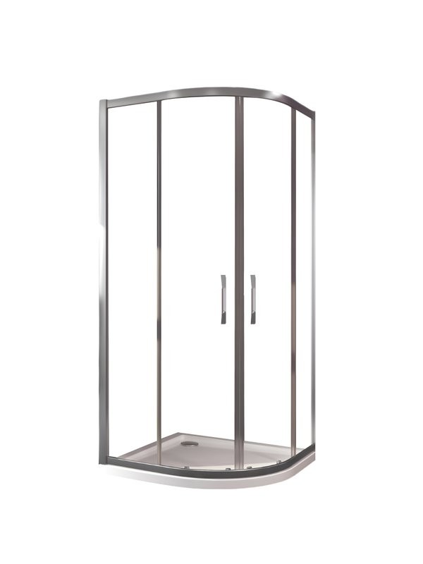 Душевой уголок Huppe X1 KY K K2S2 T R550 90х90, глянцевое серебро