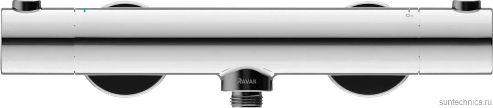 Термостатический смеситель Ravak Puri X070116 нержавеющая сталь