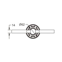Стакан Rose RG10Q RG1022Q двойной, бронза