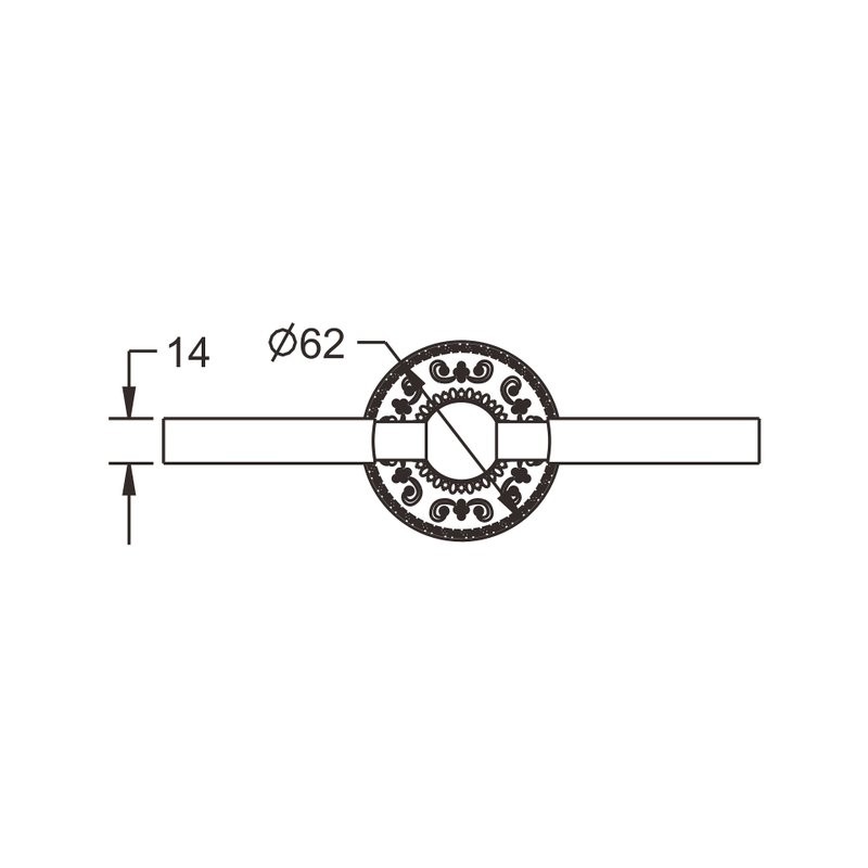 Стакан Rose RG10Q RG1022Q двойной, бронза