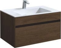 Тумба с раковиной Vincea Chiara 80 дуб табак