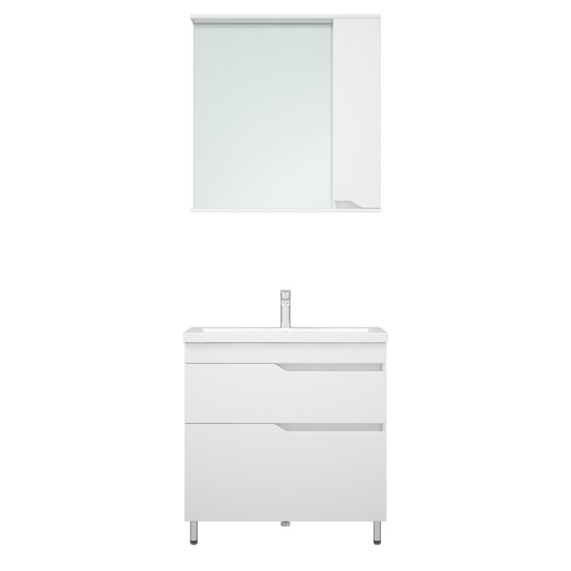 Мебель для ванной комнаты Corozo Теона Z2 80 белая