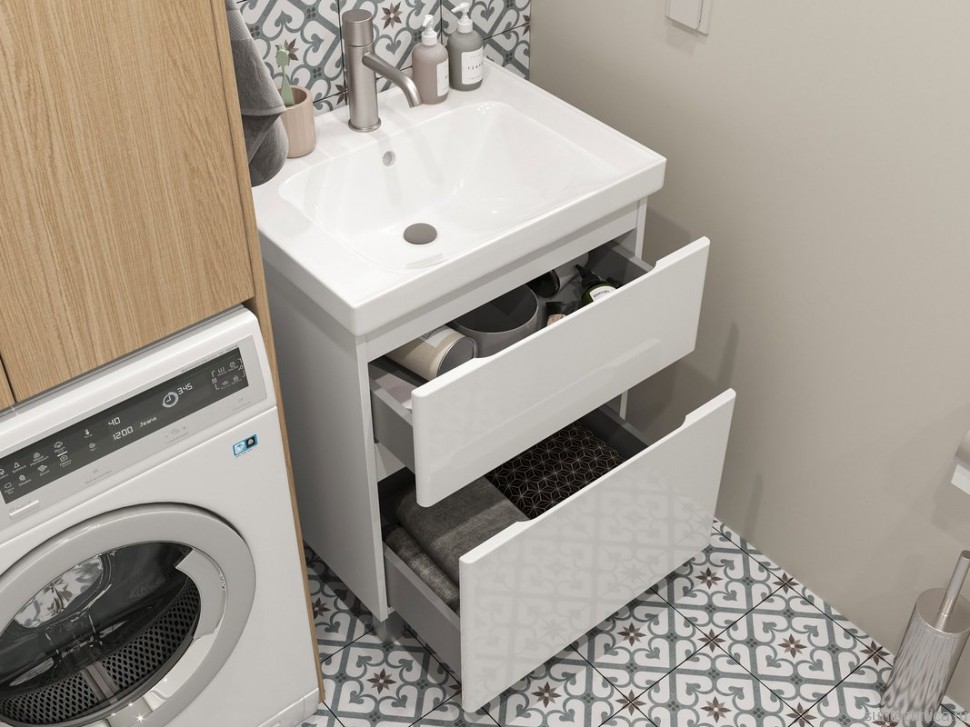 Тумба с раковиной SanStar Riana 70