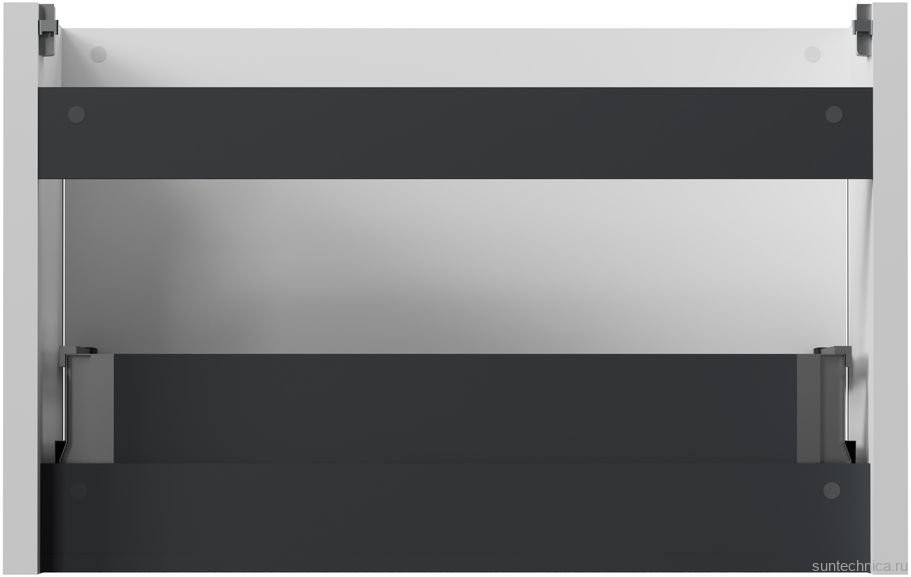 Тумба под раковину без столешницы Allen Brau Gravity 80 1 ящик, матовый белый