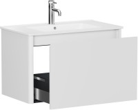 Тумба под раковину без столешницы Allen Brau Gravity 80 1 ящик, матовый белый