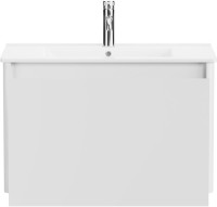Тумба под раковину без столешницы Allen Brau Gravity 80 1 ящик, матовый белый