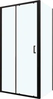 Душевой уголок RGW Passage PA-14B+100 см (178-182)х100х195, профиль черный матовый, стекло прозрачное