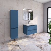 Тумба под раковину без столешницы Caprigo Forte 80 подвесная, бриллиантово-синий