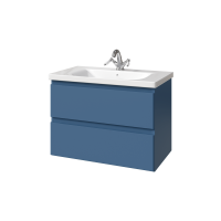 Тумба под раковину без столешницы Caprigo Forte 80 подвесная, бриллиантово-синий