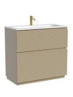 Тумба с раковиной Sancos Folk Floor 90 напольная, капучино, раковина CN7019